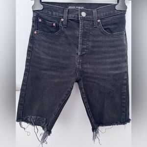 Aritzia Denim Forum The Yoko Bermuda Shorts